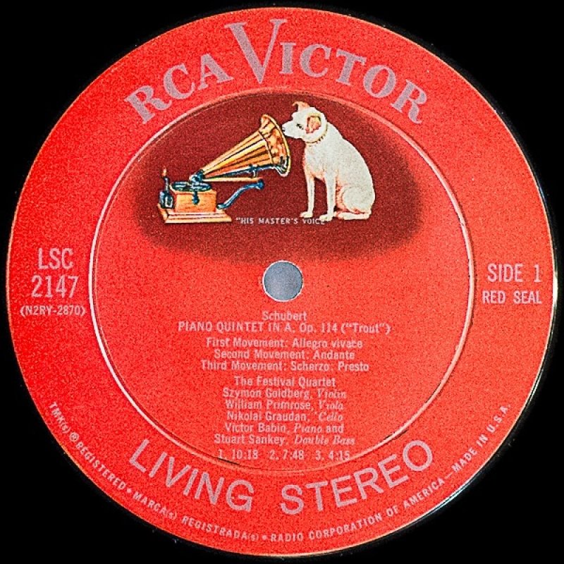 画像3: シモン・ゴールドベルク（Vn）/シューベルト：ピアノ五重奏曲　鱒 (3)