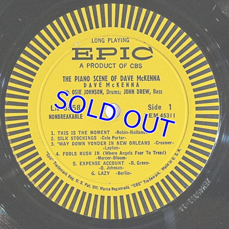 画像3: デイヴ・マッケンナ(pf）/THE PIANO SCENE OF DAVE McKENA (3)