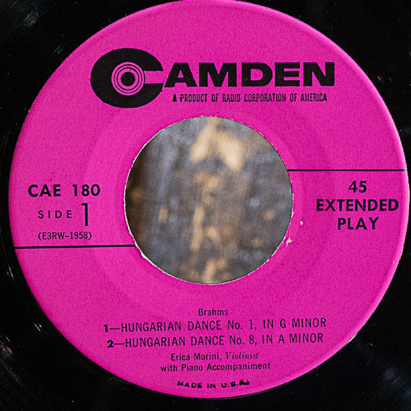 画像3: エリカ・モリーニ（Vn）/ブラームス：ハンガリー舞曲第1番8番他 (3)
