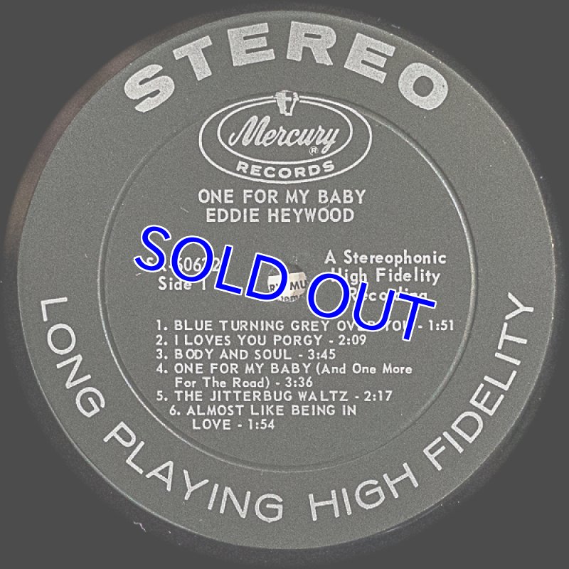 画像3: エディ・ヘイウッド(pf）/ONE FOR MY BABY (3)