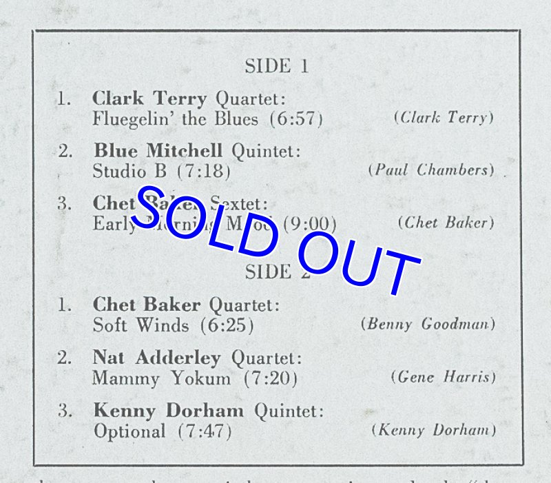 画像3: チェット・ベイカー他/NEW BLUE HORN (3)