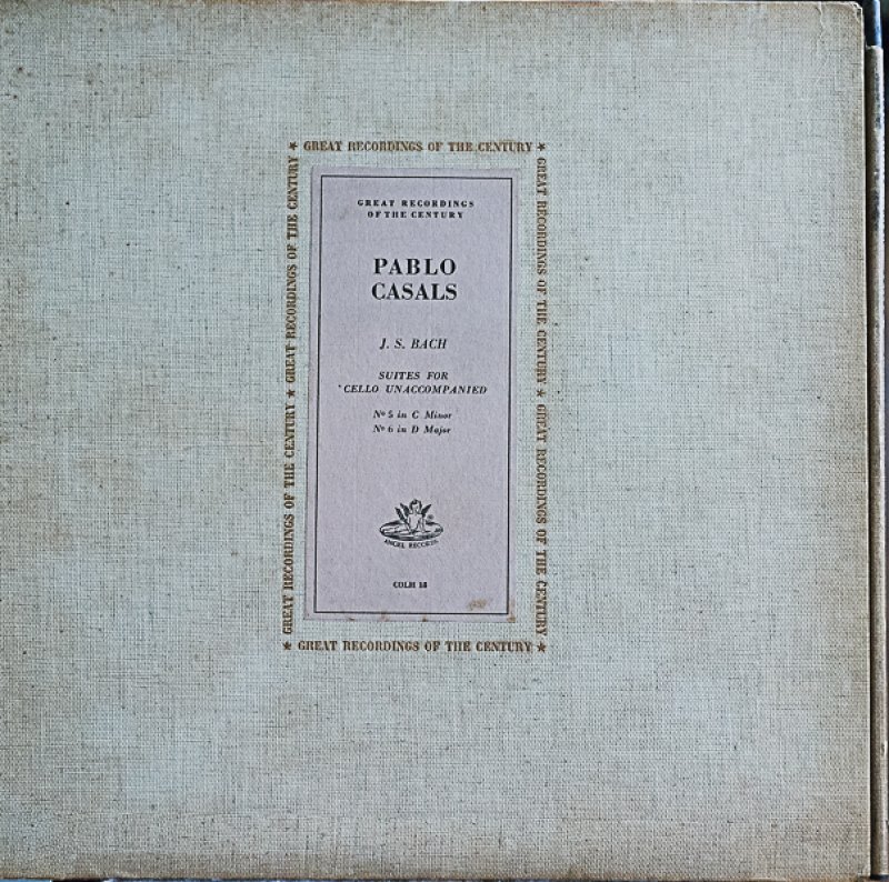 画像5: パブロ・カザルス（Vc）/バッハ：無伴奏チェロ・ソナタ全曲 （3LP）美盤 (5)