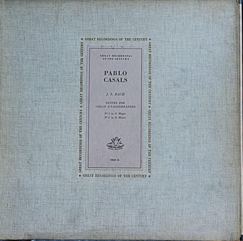 画像1: パブロ・カザルス（Vc）/バッハ：無伴奏チェロ・ソナタ全曲 （3LP）美盤 (1)