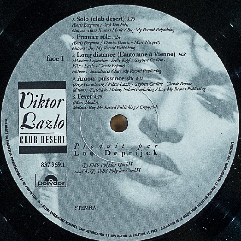 画像3: ビクター・ラズロ/club desert（仏盤） (3)