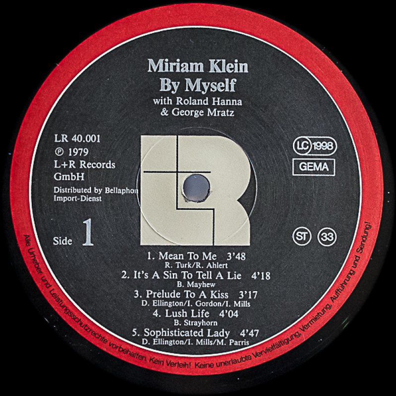 画像3: ミリアム・クライン/BY MYSELF (3)