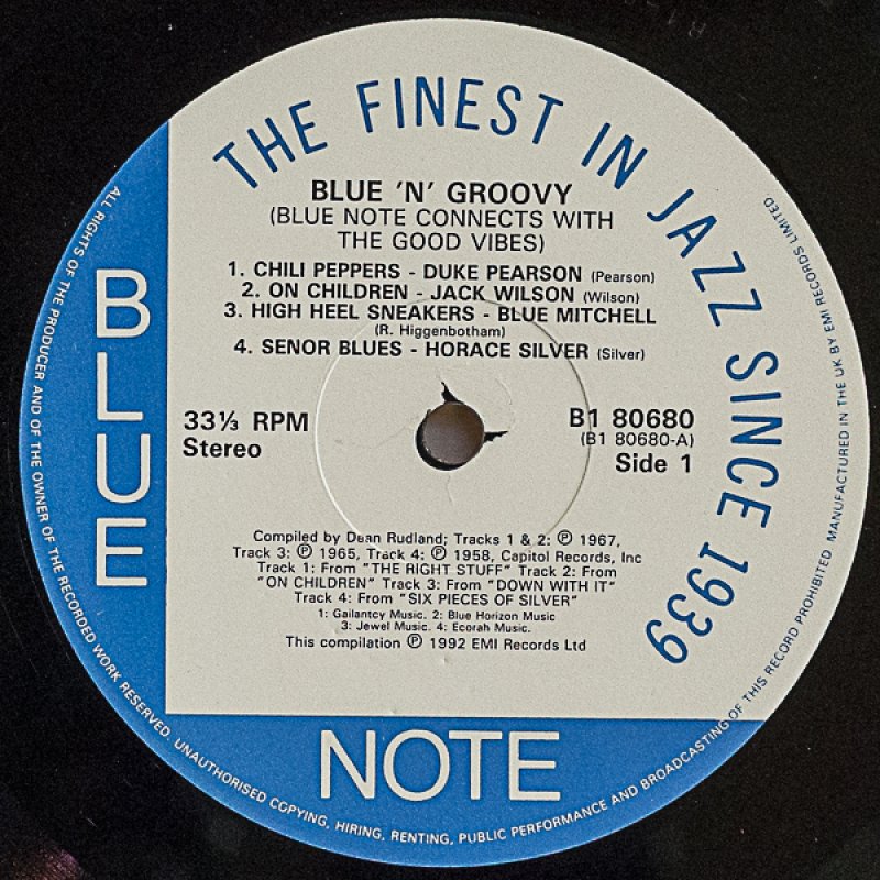 画像4: デューク・ピアソン他/BLUE 'N'GROOVY (4)