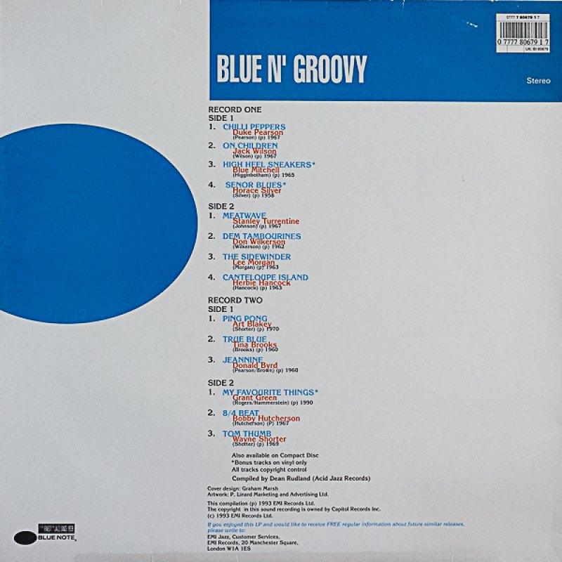 画像2: デューク・ピアソン他/BLUE 'N'GROOVY (2)