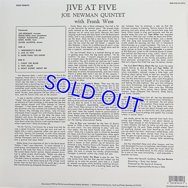 画像2: ジョー・ニューマン(tp)/GOOD'N'GROOVY (2)