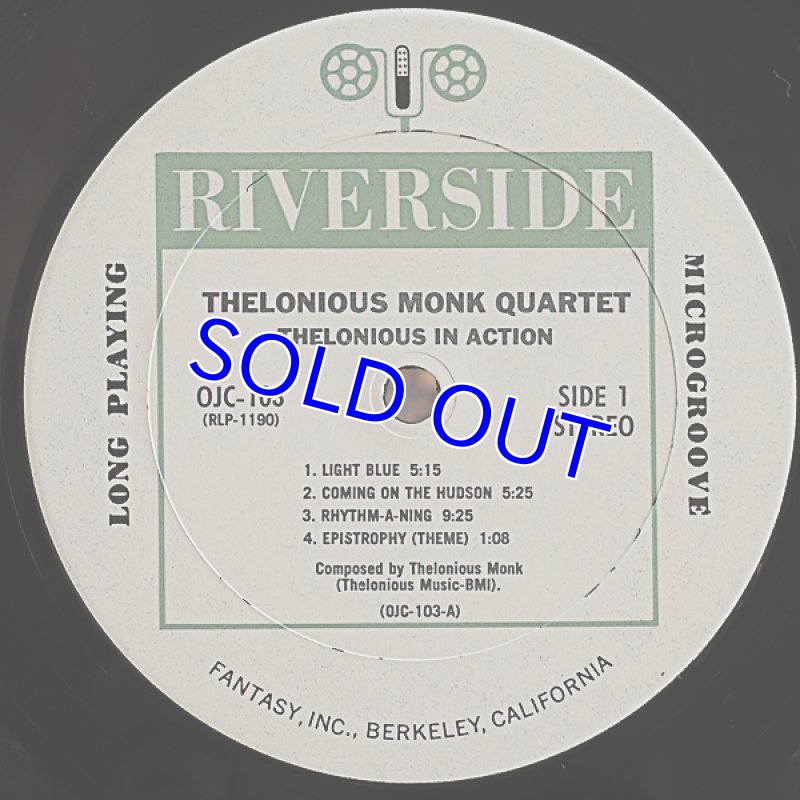 画像3: セロニアス・モンク(p)/IN ACTION (3)