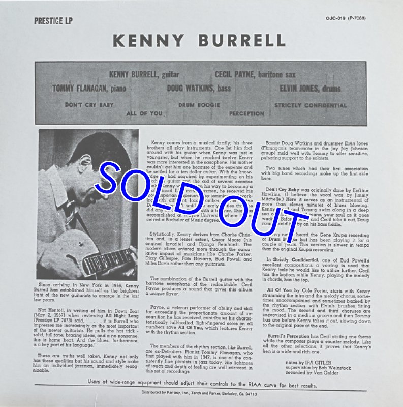 画像2: ケニー・バレル(g)/KENNY BURREL (2)