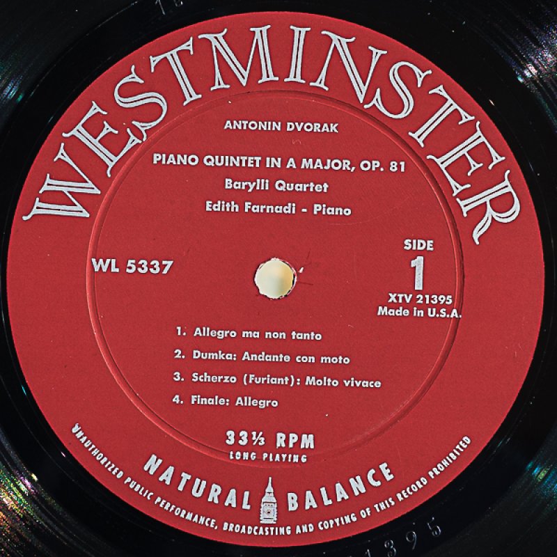 画像3: エディト・ファナルディ（pf）/ドヴォルザーク:ピアノ五重奏曲作品81 (3)