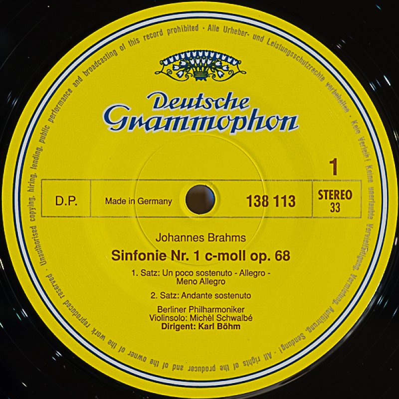 画像3: カール・ベーム指揮/ブラームス：交響曲第1番ハ短調作品68 (3)