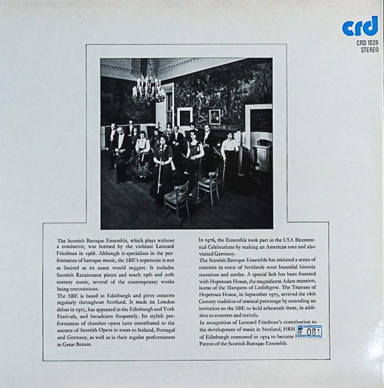 画像2: ホープトン・英国バロック室内楽団/パーセル・ハイドン・ヘンデルほか (2)