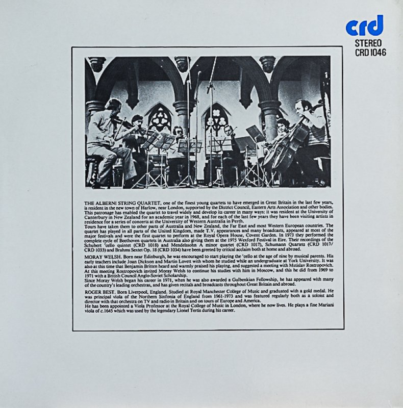 画像2: アルベルニ弦楽四重奏団/ブラームス：弦楽六重奏曲第2番ト長調作品36 (2)