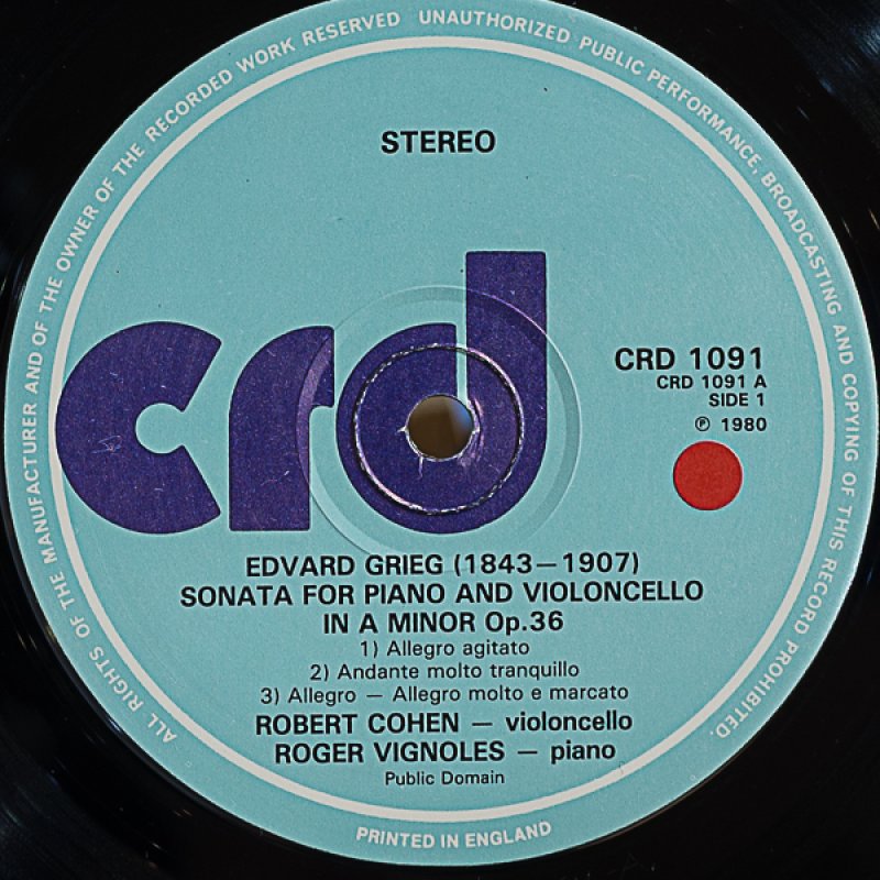 画像3: ロバート・コーエン（Vc）/グリーク：チェロ・ソナタ・イ短調作品36 (3)
