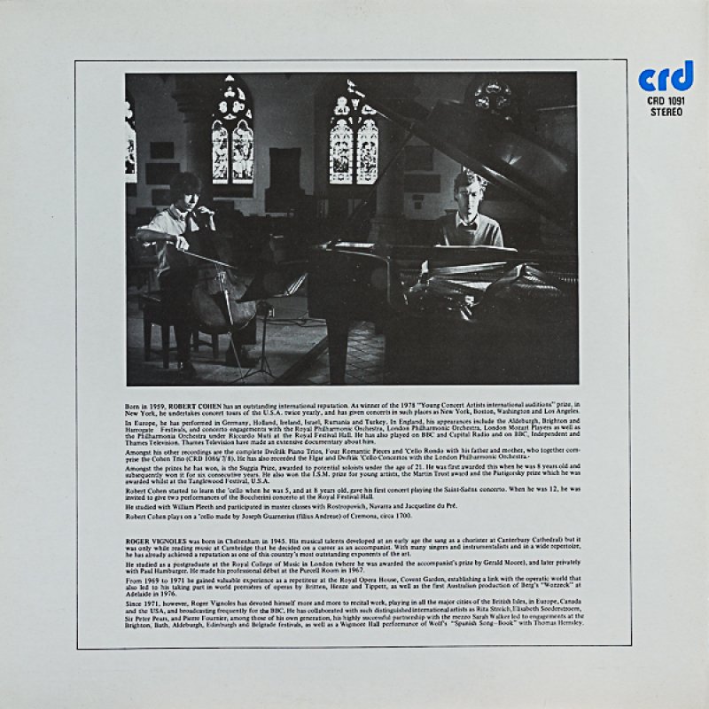 画像2: ロバート・コーエン（Vc）/グリーク：チェロ・ソナタ・イ短調作品36 (2)