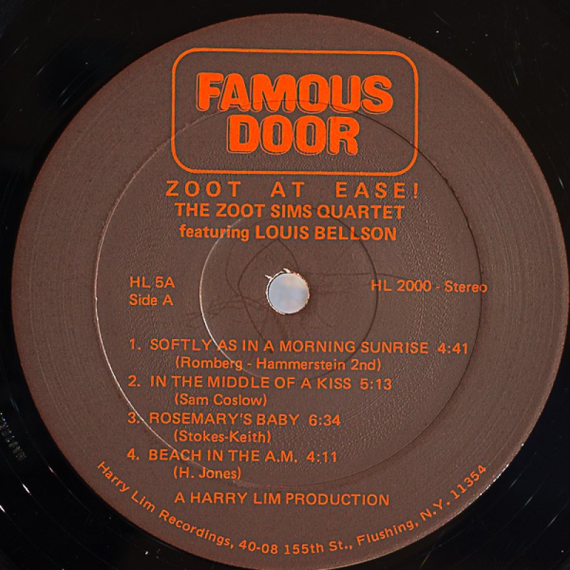 画像3: ズート・シムス(ts,ss)/ZOOT AT EASE! (3)