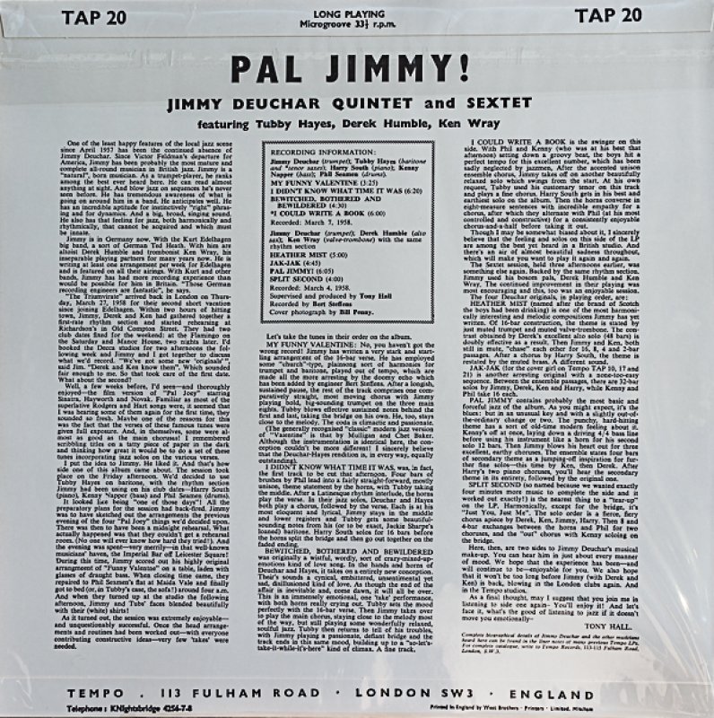 画像2: ジミー・デューカー（tp）/PAL JIMMY（澤野工房） (2)