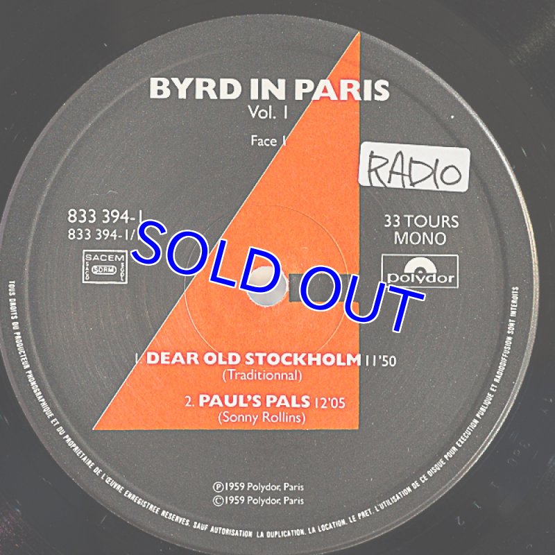 画像3: ドナルド・バード（tp）/BYRD IN PARIS (2枚セット） (3)