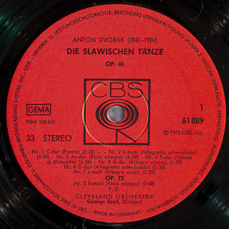 画像3: ジョージ・セル指揮/ドヴォルザーク：スラブ舞曲 (3)
