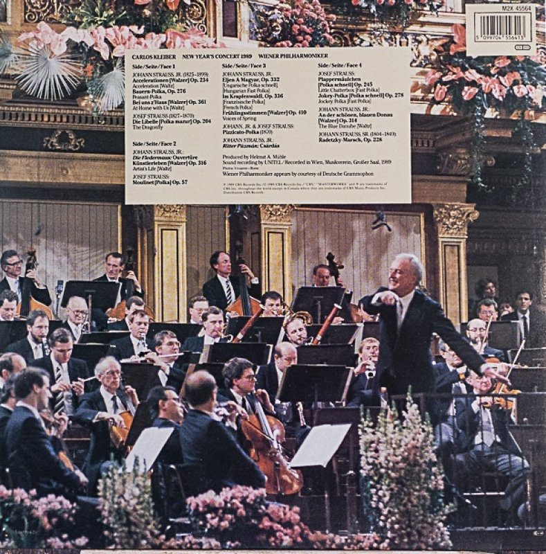 カルロス・クライバー指揮/NEW YEAR'S CONCERT1989｜🔴レコード