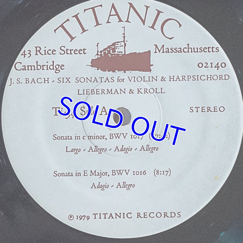 画像4: キャロル・リーバーマン（Vn）/バッハ：ヴァイオリンとチェンバロのためのソナタ全曲 (4)