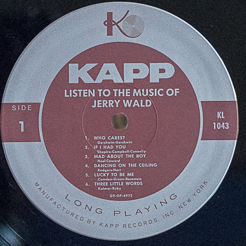 画像3: ジェリー・ウォルド（Cl,cond）/リッスン・トゥ・ザ・ミュージック・オブ・ジェリー・ウォルド（ビル・エヴァンス初録音） (3)