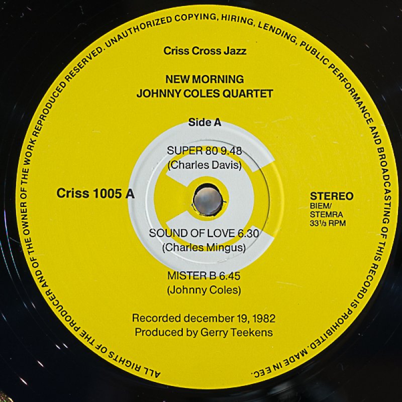 画像3: ジョニー・コールズ（flh）/NEW MORNING (3)