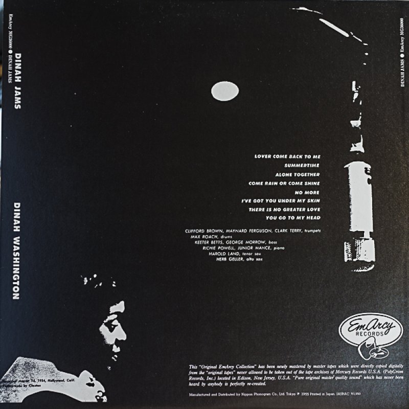 画像2: ダイナ・ワシントン/ウィズ・クリフォード・ブラウン (2)