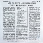 画像2: アート・ブレイキー＆ジャズ・メッセンジャーズ/WITH THELONIOUS MONK (2)