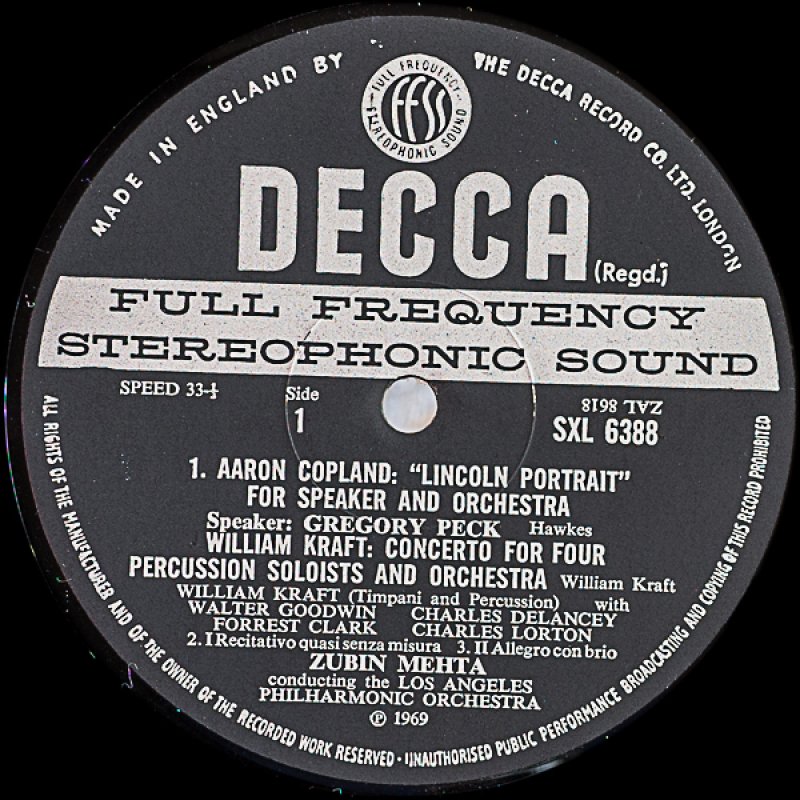 画像3: ズービン・メータ指揮/コープランド：リンカーンの肖像 (3)