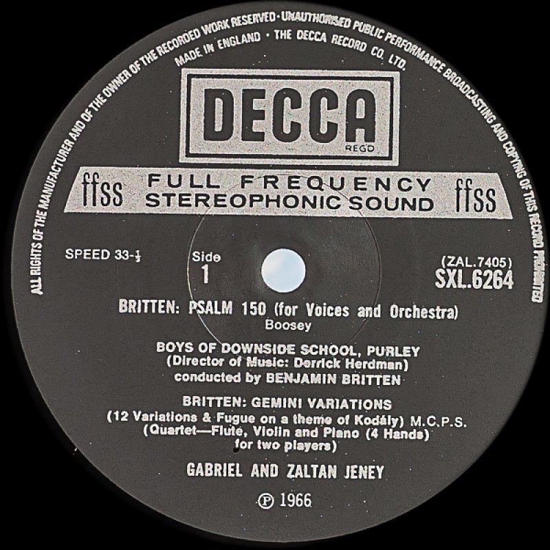 画像3: ベンジャミン・ブリテン指揮/SCHOOL CONCERT (3)