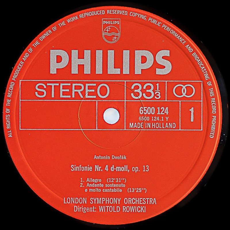 画像3: ヴィトルト・ロヴィツキ指揮/ドヴォルザーク：交響曲第4番ニ短調作品13B.41 (3)