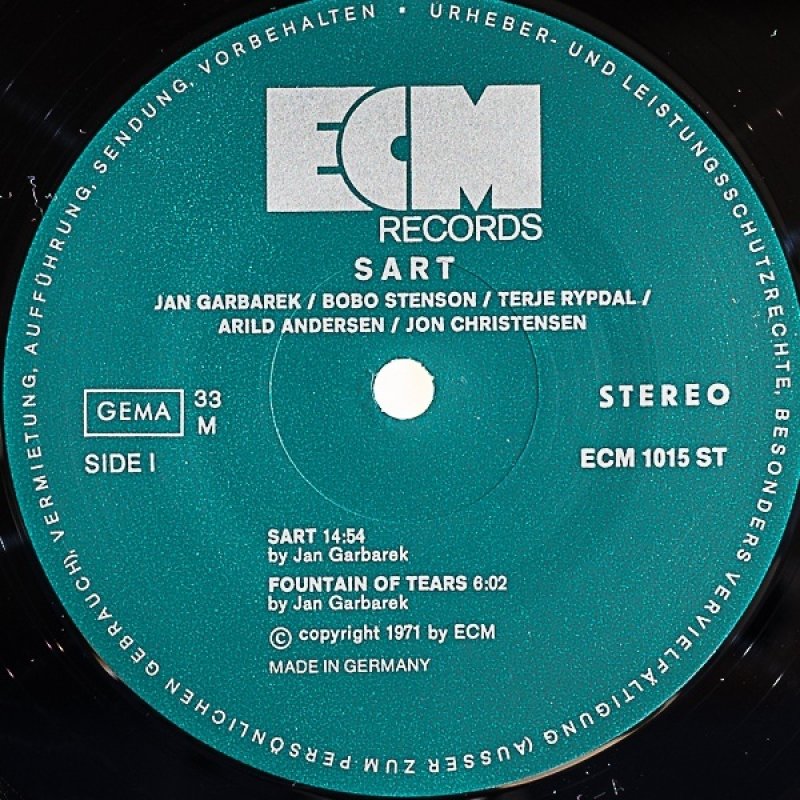 画像3: ヤン・ガルバレク（reed）/SART（独盤） (3)