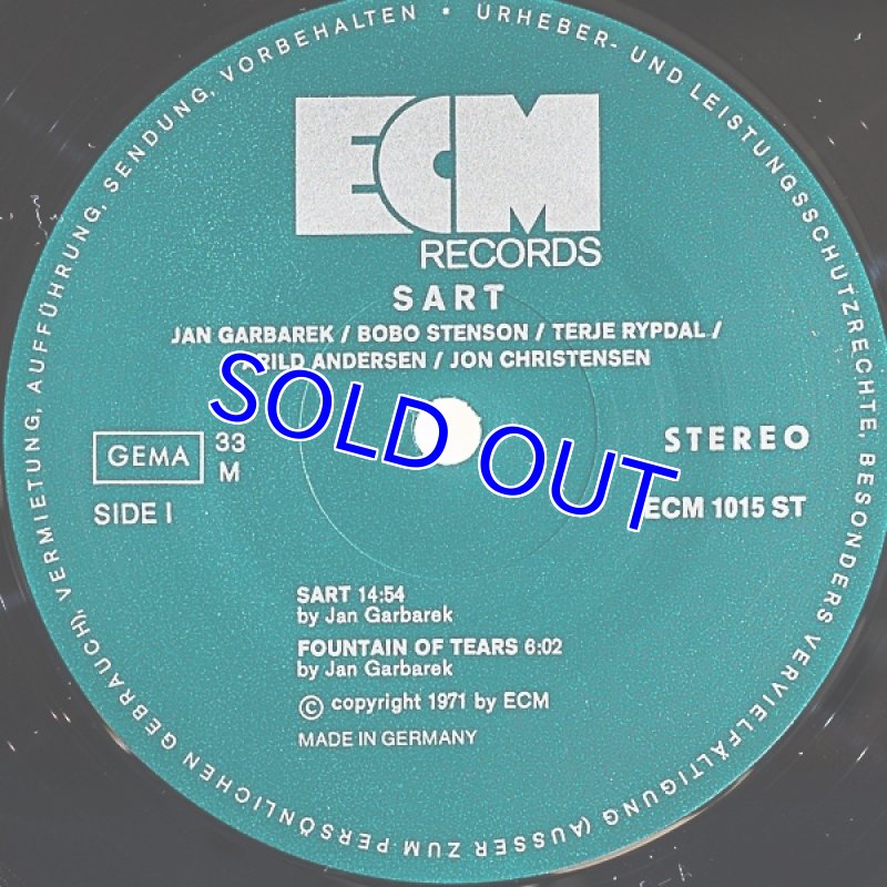 画像3: ヤン・ガルバレク（reed）/SART（独盤） (3)