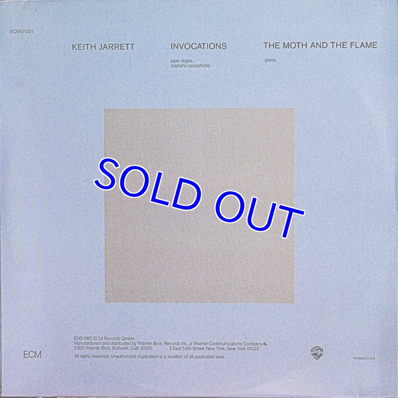 画像2: キース・ジャレット（p）/INVOCATIONS（US盤）2LP (2)