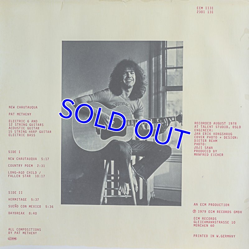 画像2: パット・メセニー（g）/WORK（独盤） (2)