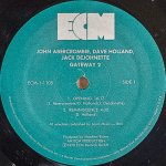 画像3: ジョン・アバークロンビー（g）/GATEWAY2（US盤） (3)