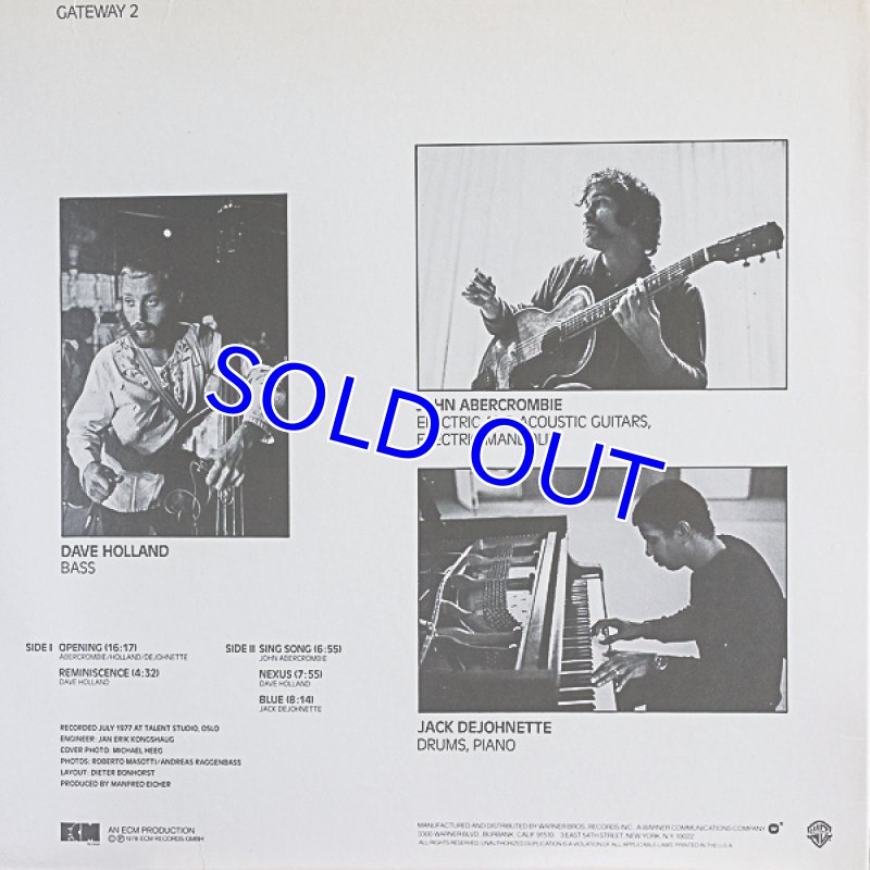 画像2: ジョン・アバークロンビー（g）/GATEWAY2（US盤） (2)