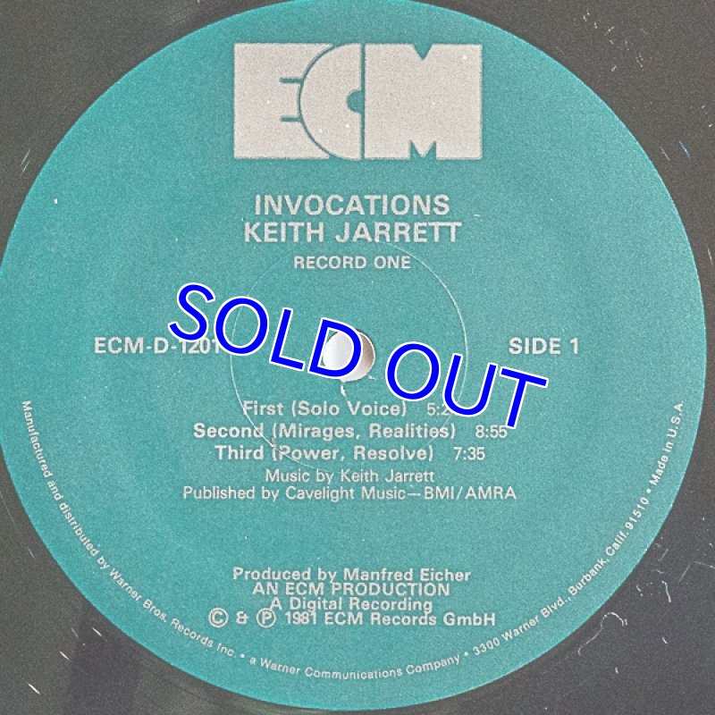 画像3: キース・ジャレット（p）/INVOCATIONS（US盤）2LP (3)