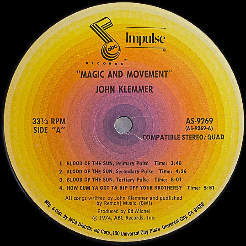 画像3: ジョン・クレマー（ts）/MAGIC AND MOVEMENT (3)