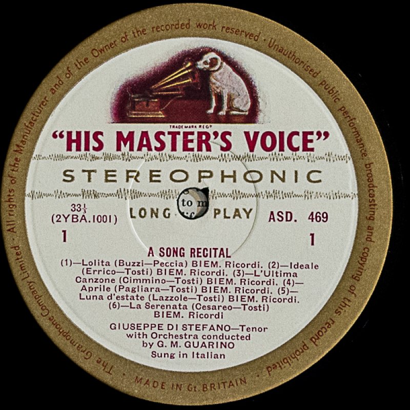 画像3: ジュゼッペ・ディ・ステファーノ/A SONG RECITAL (3)