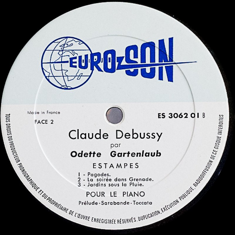 画像4: オデット・ガルテンローブ（pf）/ドビュッシー作品集 (4)
