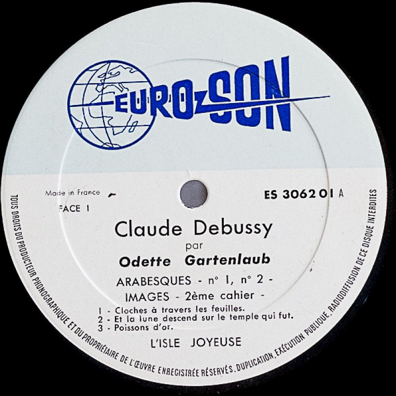 画像3: オデット・ガルテンローブ（pf）/ドビュッシー作品集 (3)