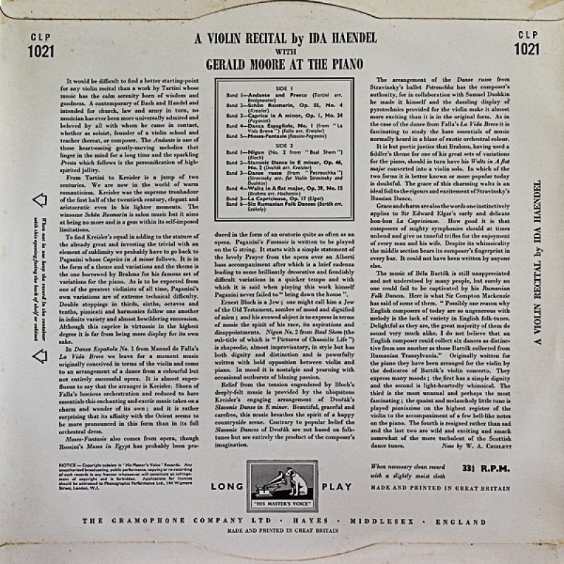 画像2: イダ・ヘンデル（Vn）/A VIOLIN RECITAL (2)