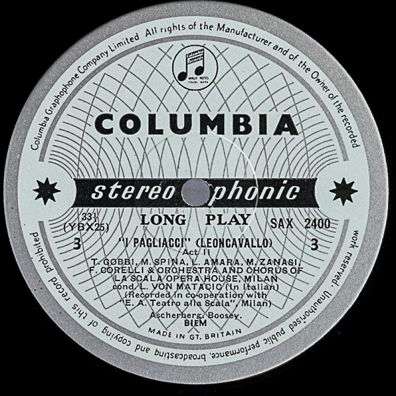 画像6: ロブロ・フォン・マタチッチ指揮/レオン・カヴァッロ：道化師 (6)