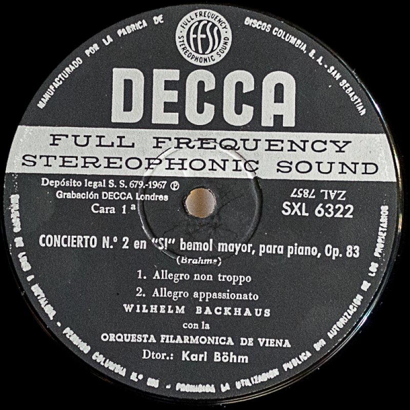 画像3: ヴィルヘルム・バックハウス（pf）/ブラームス：ピアノ協奏曲第2番変ロ長調作品83 (3)