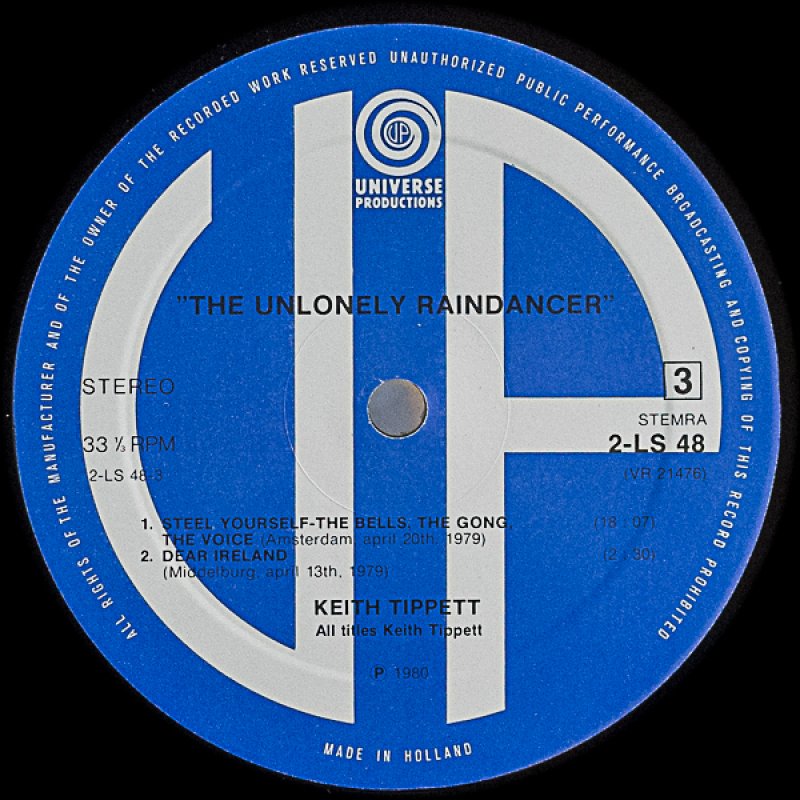 画像3: キース・ティペット（p）/THE UNLONELY RAINDANCER (3)