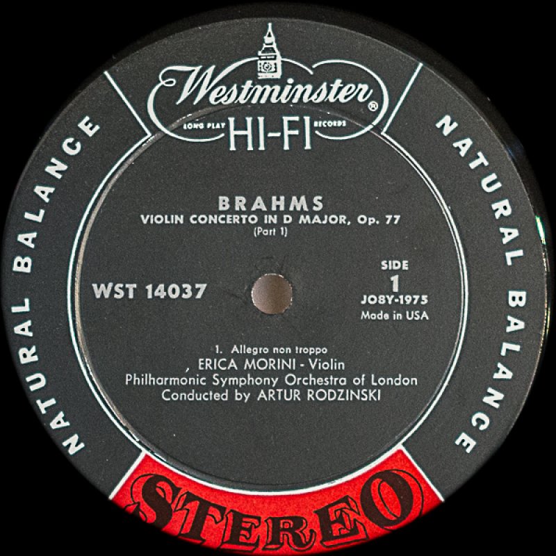 画像3: エリカ・モリーニ（Vn）/ブラームス：ヴァイオリン協奏曲ニ長調作品77 (3)