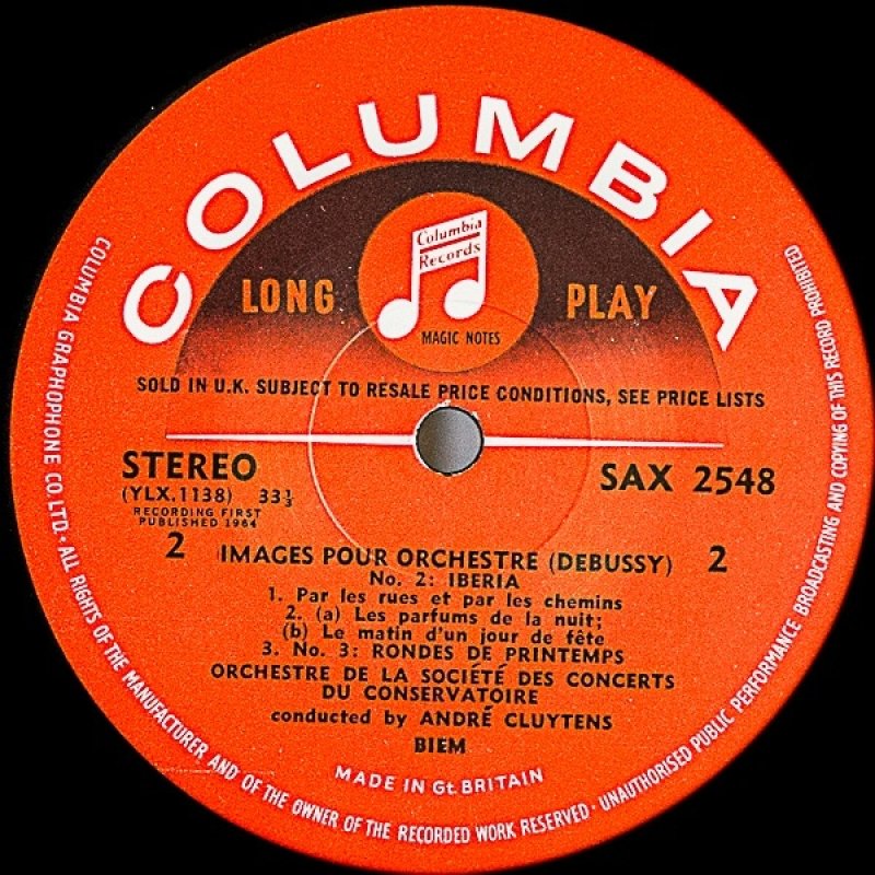 画像4: アンドレ・クリュイタンス指揮/ドビュッシー：舞踏詩「遊戯」 (4)